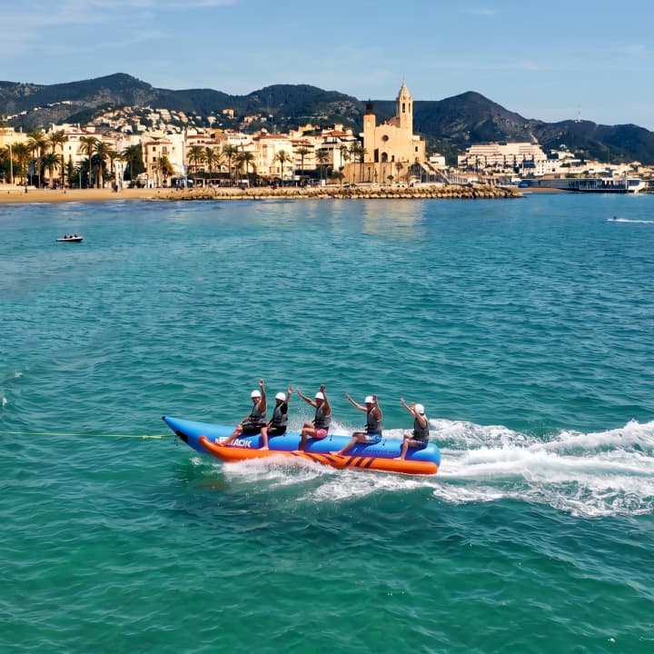 Banana Boat in Sitges: The Ultimate Group Water Ride