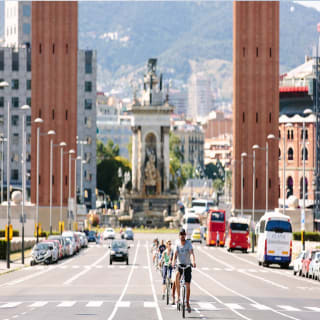 Scenic Barcelona E-Bike Tour: Montjuic Panoramic Views 2