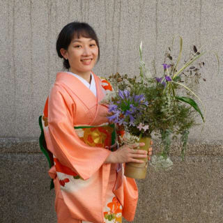 Ikebanas workshop with Saga Goryu 嵯峨御流 3