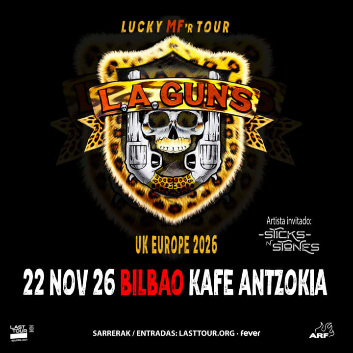 L.A. Guns en Kafe Antzokia, Bilbao 2026