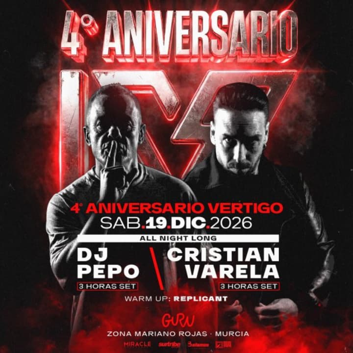 DJ Pepo y Cristian Varela, Murcia 2026