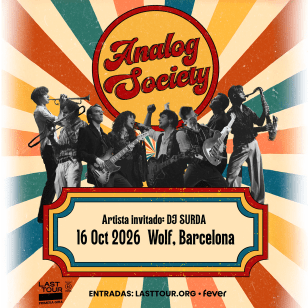 Analog Society en Sala Wolf, Barcelona 2026