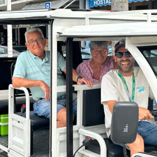 Tour en tuk tuk eléctrico: Málaga