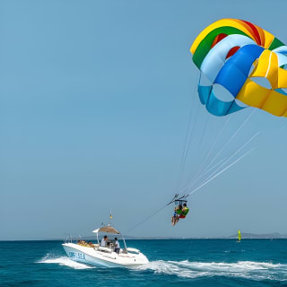 Parasailing from El Arenal: Breathtaking Views of Palma's Bay 2
