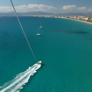 Parasailing from El Arenal: Breathtaking Views of Palma's Bay 7