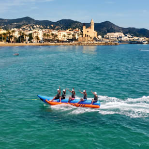 Banana Boat in Sitges: The Ultimate Group Water Ride