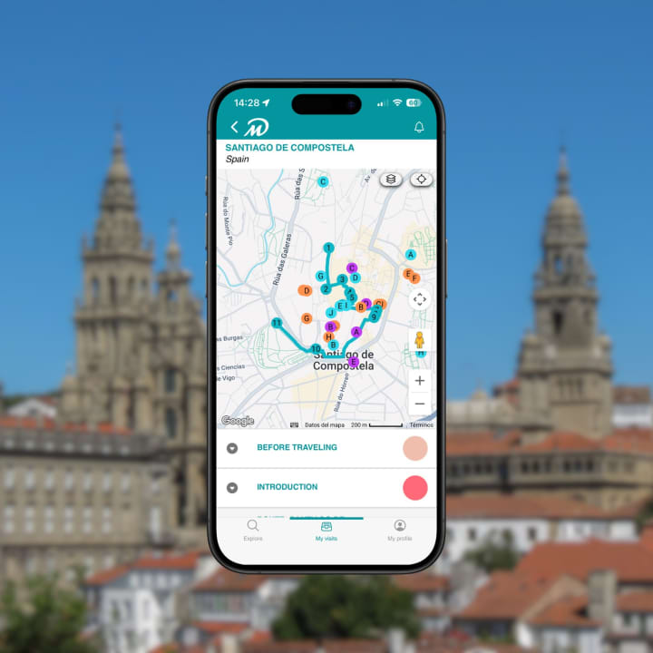 TOP Santiago de Compostela: Visita Guiada con tu móvil