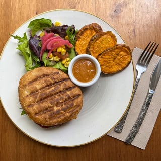 Brunch vegetariano en Mafrens Madrid 1